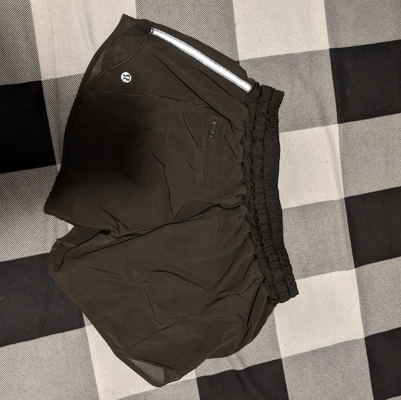 Lululemon army green shorts - Picture 2 of 2